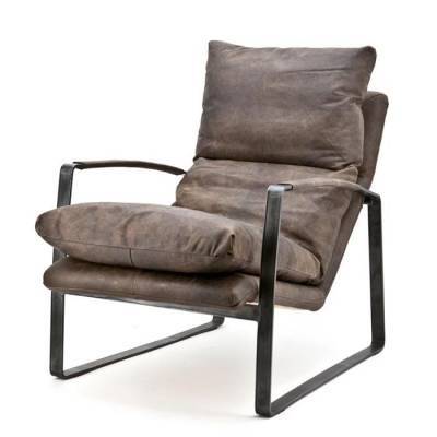 Fauteuil Lex Donkerbruin Fauteuil Lex Donkerbruin
