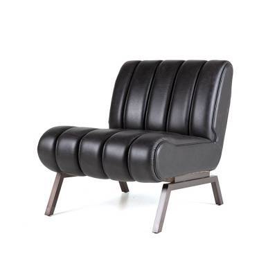 Fauteuil Shevy - zwart java leder Fauteuil Shevy - zwart java leder