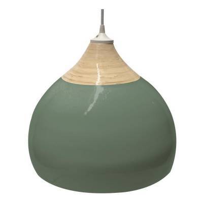 Leitmotiv Lamp Glazed Bamboo Jungle Green Large Leitmotiv Lamp Glazed Bamboo Jungle Green Large