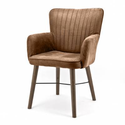 Stoel Chiba Met Armleuning Cognac Stoel Chiba Met Armleuning Cognac