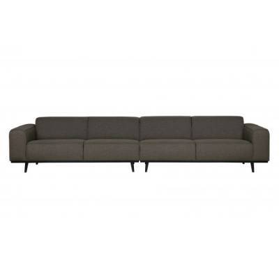 Statement xl 4-zits bank 360 cm stof groen Statement xl 4-zits bank 360 cm stof groen