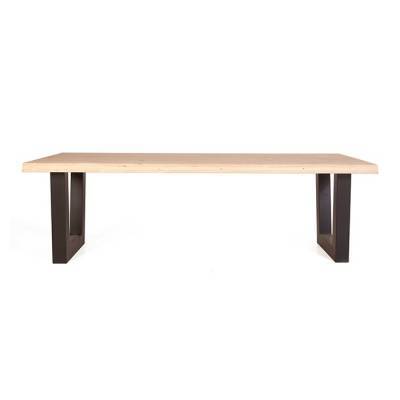 Boomstam tafel met U-poot - 200x100 Boomstam tafel met U-poot - 200x100
