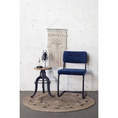 Eetkamerstoel Liz - Velvet Dark Blue - Set van 2 Eetkamerstoel Liz - Velvet Dark Blue - Set van 2