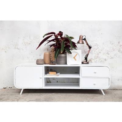 Tv meubel Retro Large Wit Tv meubel Retro Large Wit