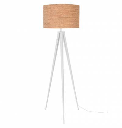 Zuiver Vloerlamp Tripod Cork Wit Zuiver Vloerlamp Tripod Cork Wit