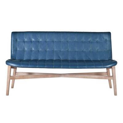 Eetkamerbank Neba Blauw 160cm Eetkamerbank Neba Blauw 160cm