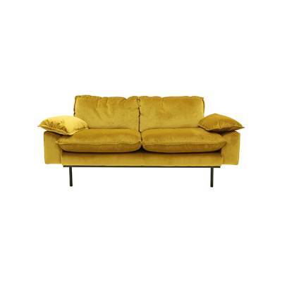HKliving retro sofa 2-zits oker HKliving retro sofa 2-zits oker