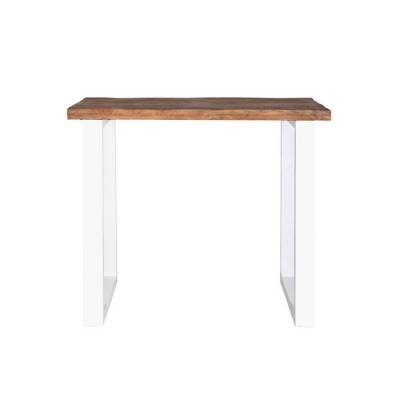 Bartafel Mango Metaal Wit 110cm Bartafel Mango Metaal Wit 110cm