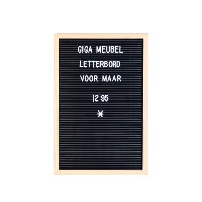 Letterbord hout Letterbord hout