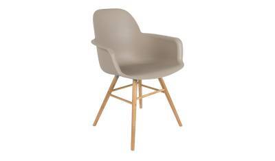 Zuiver Stoel Met Arm Albert Kuip Taupe Zuiver Stoel Met Arm Albert Kuip Taupe