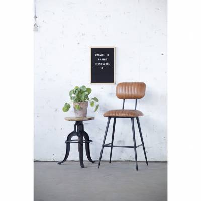 Barstoel Sam Cognac Barstoel Sam Cognac