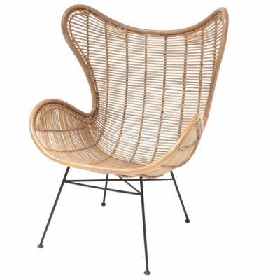 HK Living Rotan Egg Chair Naturel HK Living Rotan Egg Chair Naturel
