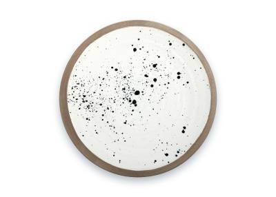 Vt Wonen Ceramic plate spray white Vt Wonen Ceramic plate spray white