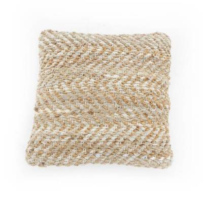 By-Boo Kussen Sisal Leather Naturel Small By-Boo Kussen Sisal Leather Naturel Small