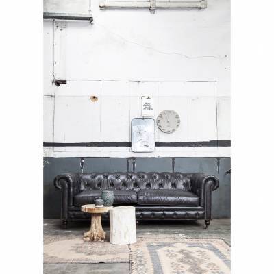 Bank Chesterfield 3-zits Zwart Bank Chesterfield 3-zits Zwart