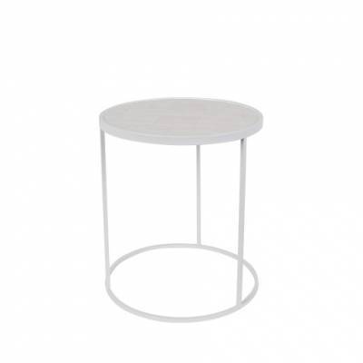 Zuiver Sidetable Glazed - White Zuiver Sidetable Glazed - White