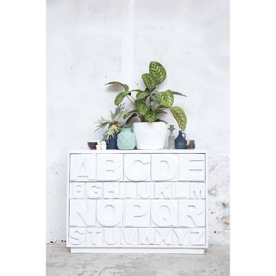 Ladenkast ABCD Wit Ladenkast ABCD Wit