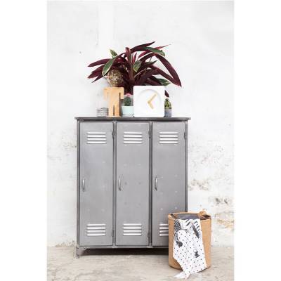 Lockerkast Sisley Zilver Lockerkast Sisley Zilver