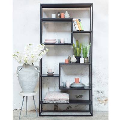 Open Boekenkast Dansk Zwart Open Boekenkast Dansk Zwart