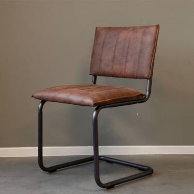Stoel Gino Bruin Vintage Stoel Gino Bruin Vintage