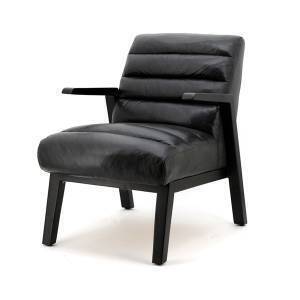 Fauteuil Montell - Zwart Vintage leer - Eleonora Fauteuil Montell - Zwart Vintage leer - Eleonora