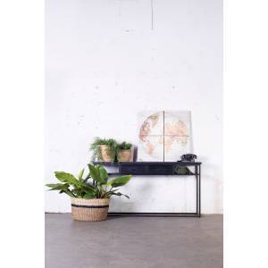 Sidetable Dansk - Zwart - 160cm - Giga Meubel Sidetable Dansk - Zwart - 160cm - Giga Meubel