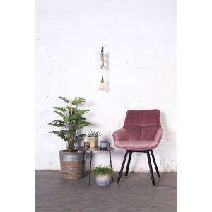 Stoel Shannon - Velvet Pink - Giga Meubel Stoel Shannon - Velvet Pink - Giga Meubel