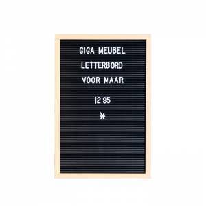 Letterbord hout Letterbord hout