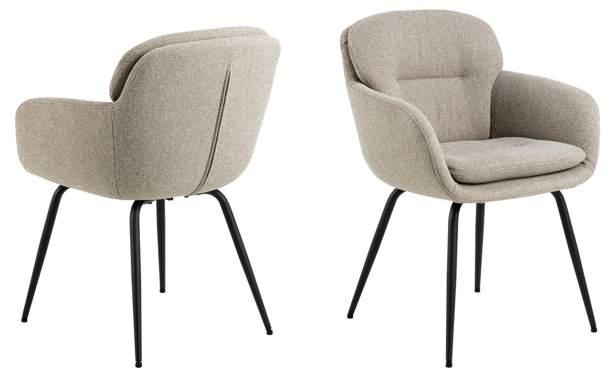 Armstoel Martijn Beige - Giga Living