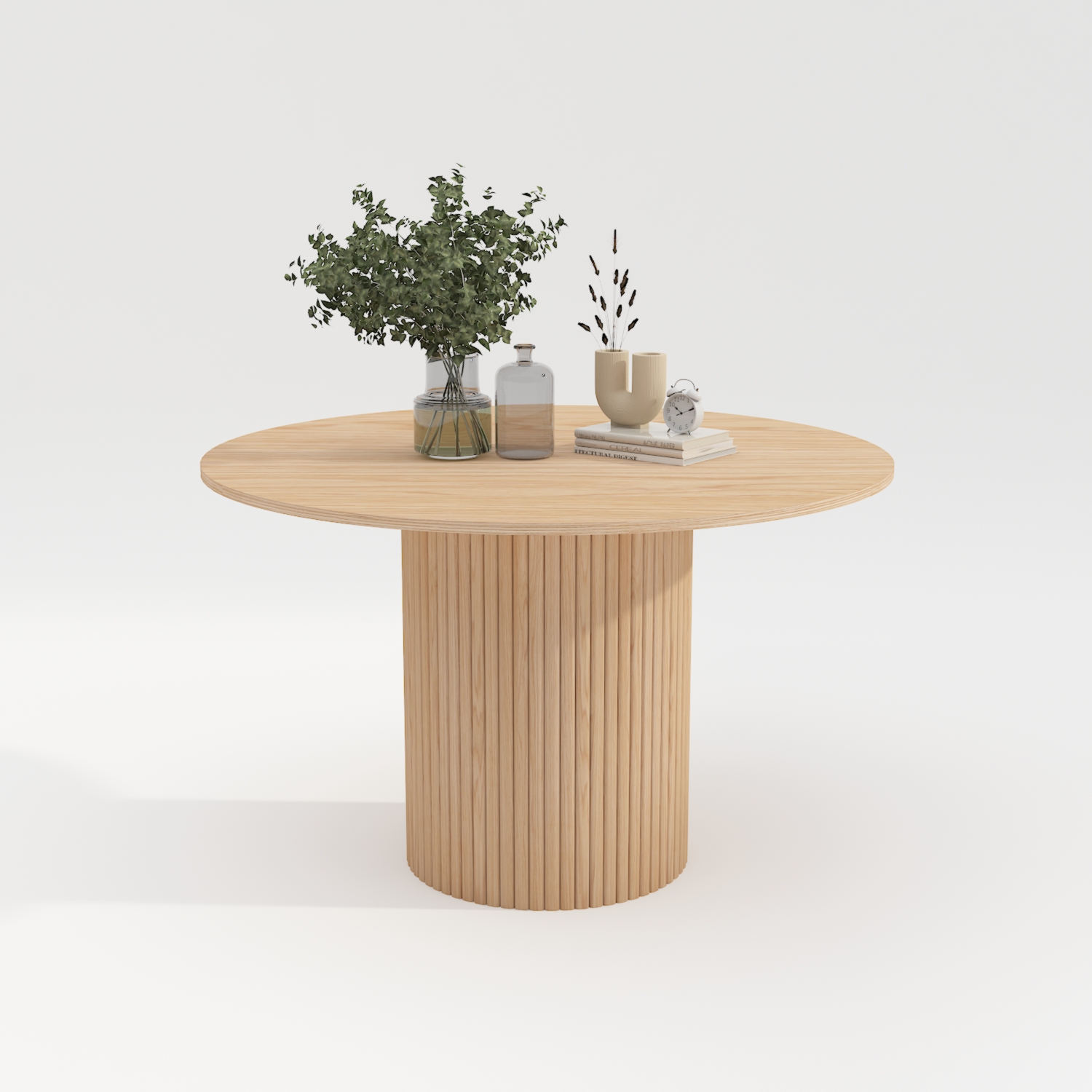 Eettafel Miko Naturel 120cm - Giga Meubel