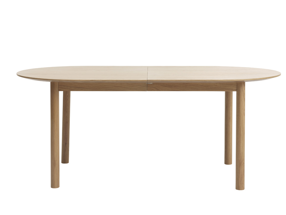Eettafel Gallina Naturel Eiken 100x190-280cm - Giga Living