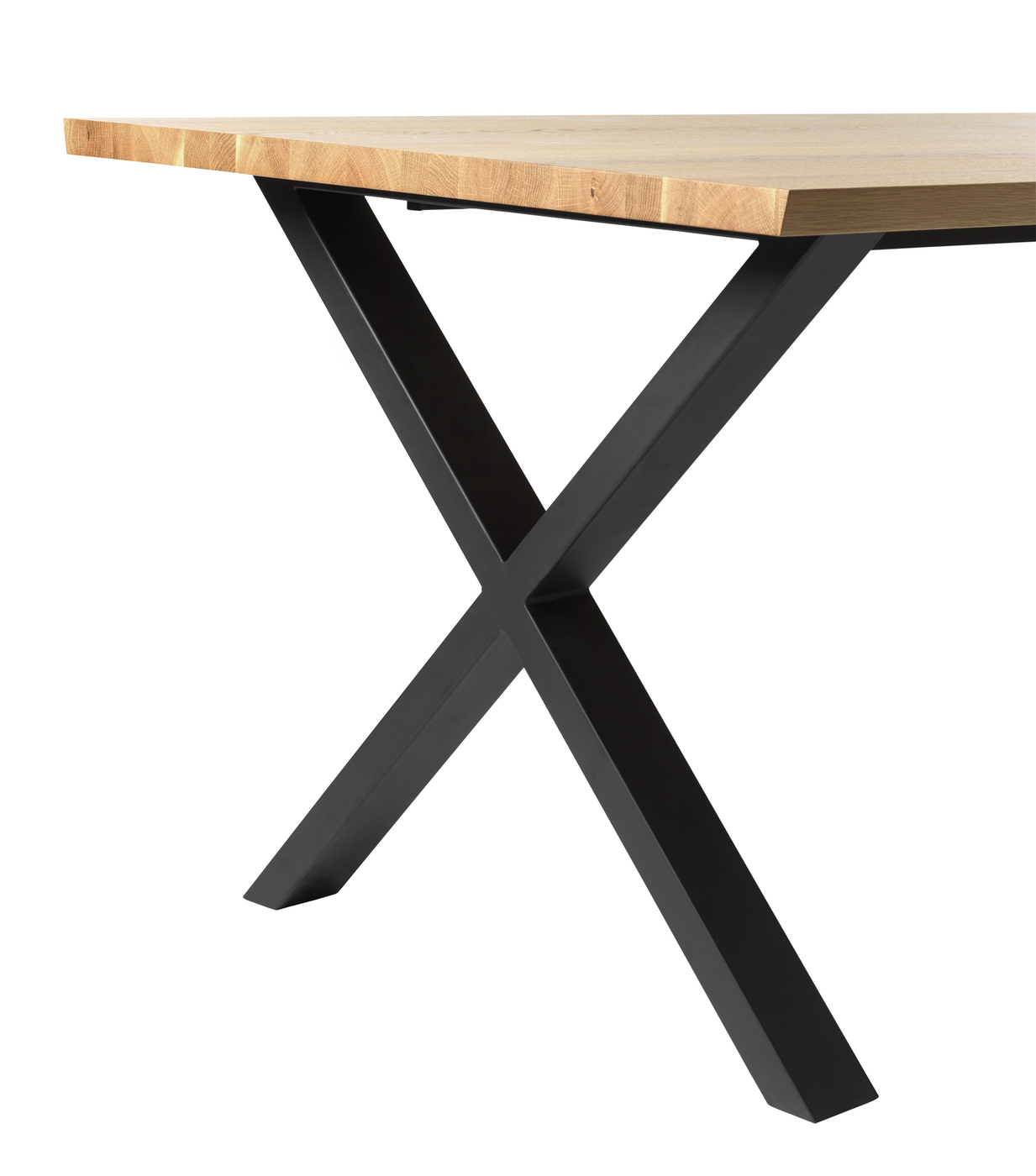 Tafelpoten Reno Zwart X -Vorm Set Van 2 - Giga Living