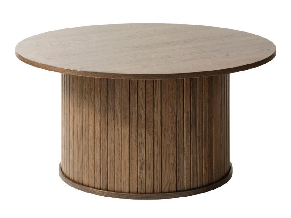 Salontafel Nola Smoked Ø90 cm - Giga Living