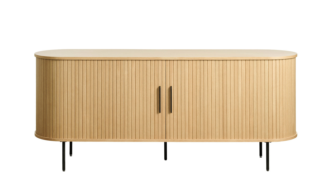 Dressoir Nola Naturel Eiken 180cm - Giga Living