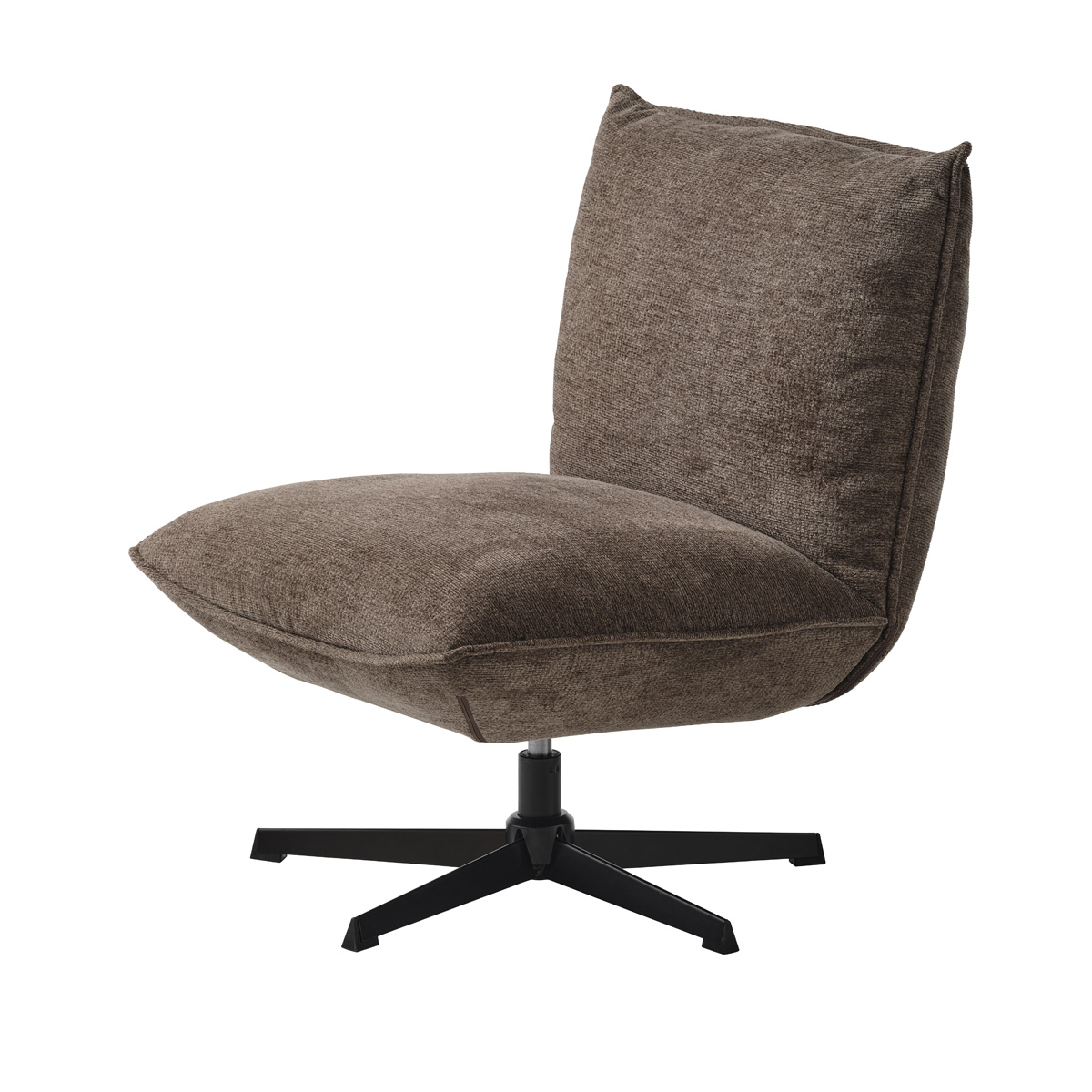 Giga Living Fauteuil Fraser Lounge Choco Chenille - 
