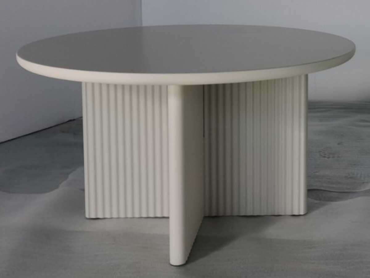 Salontafel Palma Greige Mdf Ø80cm - Giga Living