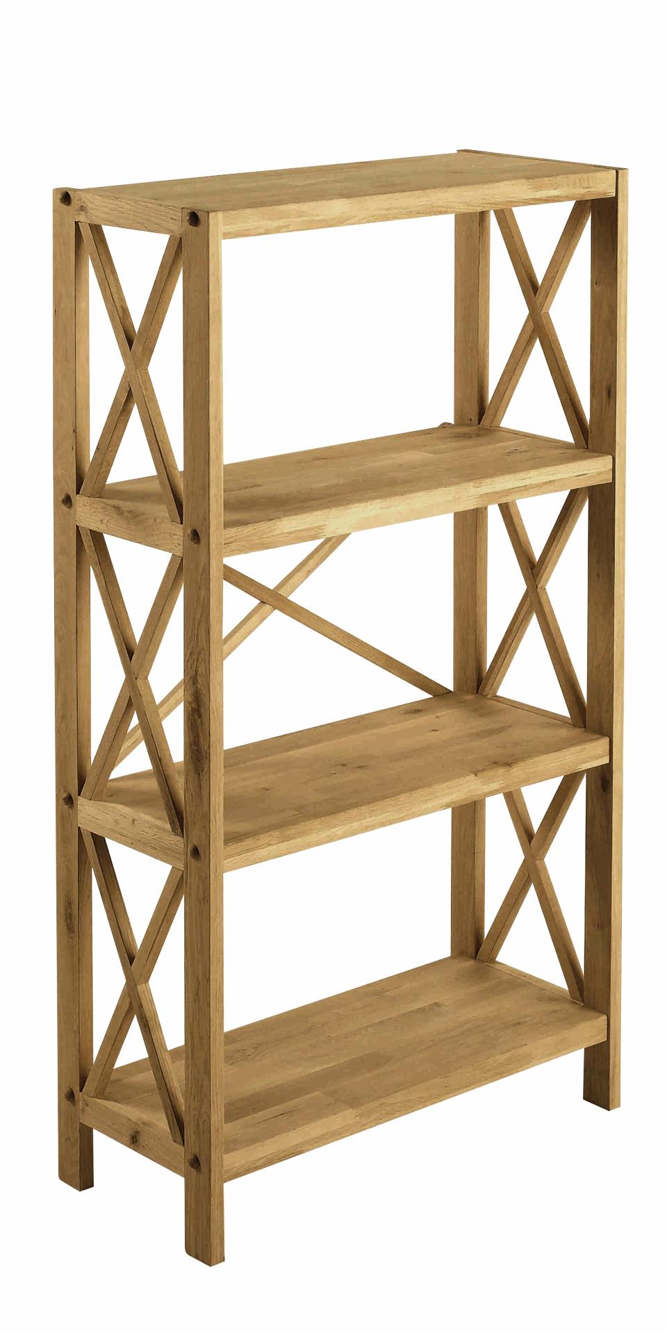 Giga Living Kast X -Plank Unit 4 Planken Naturel H124 cm - 