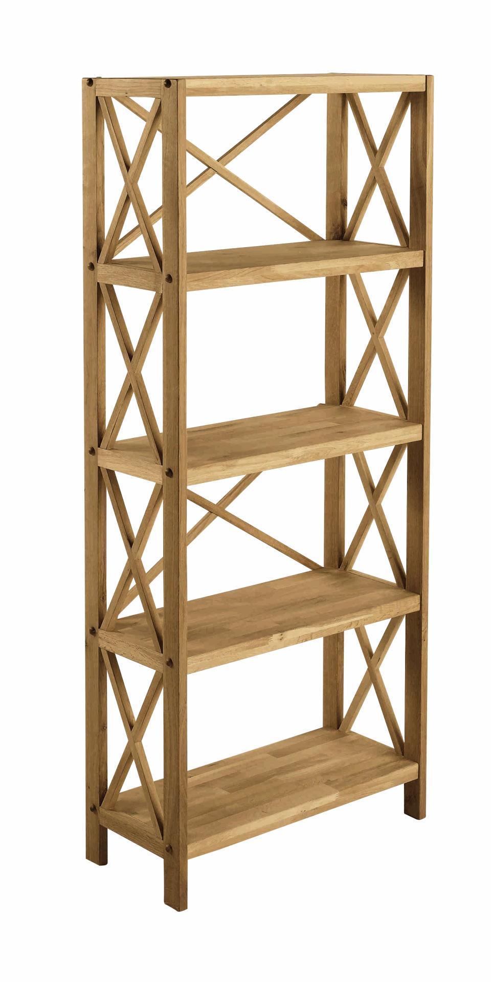 Giga Living Kast X -Plank Unit 5 Planken Naturel H161 cm - 