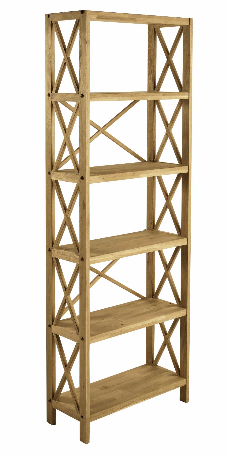 Kast X -Plank Unit 6 Planken Naturel H198 cm - Giga Living