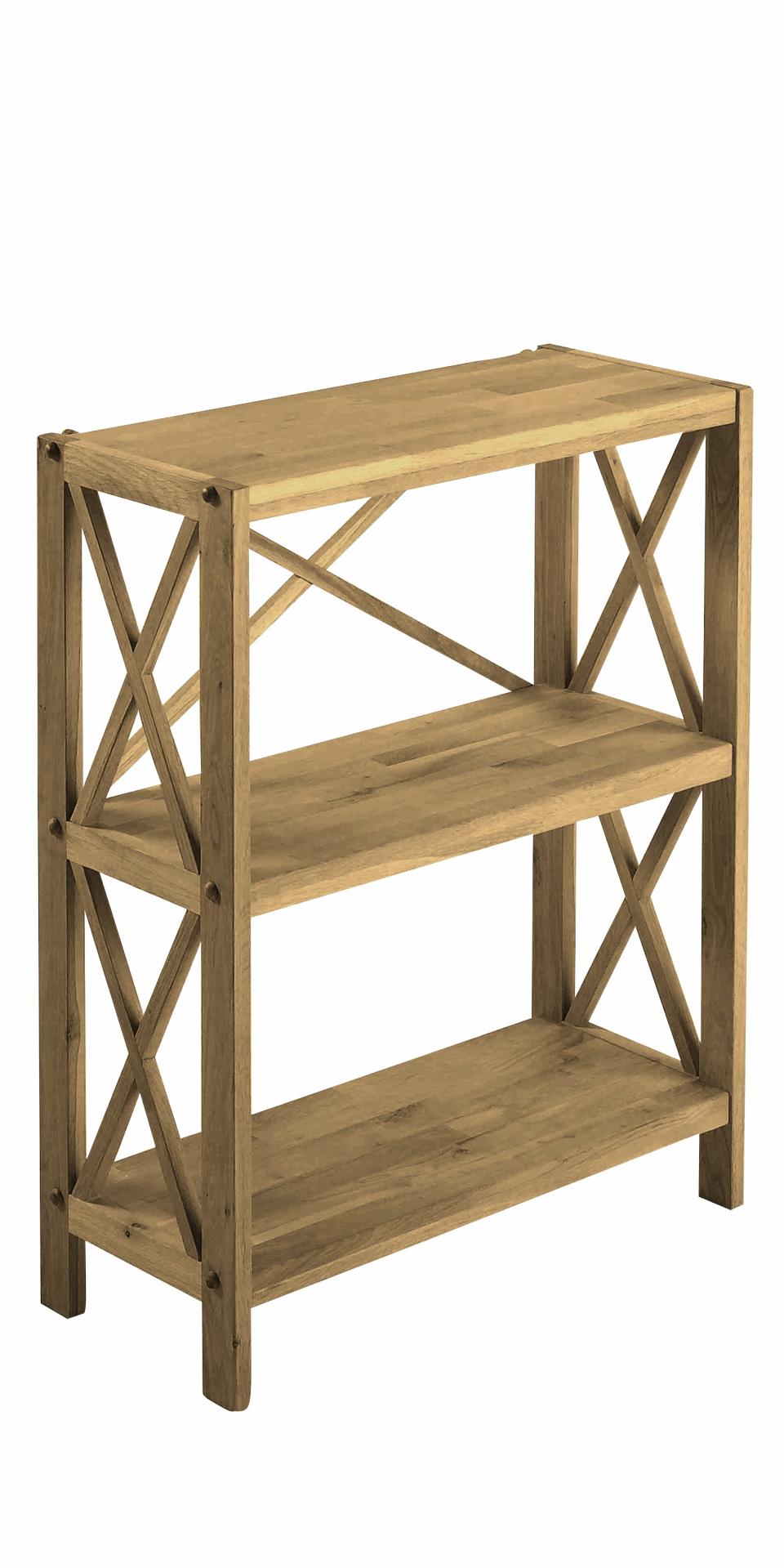 Giga Living Kast X -Plank Unit 3 Planken Naturel H87 cm - 