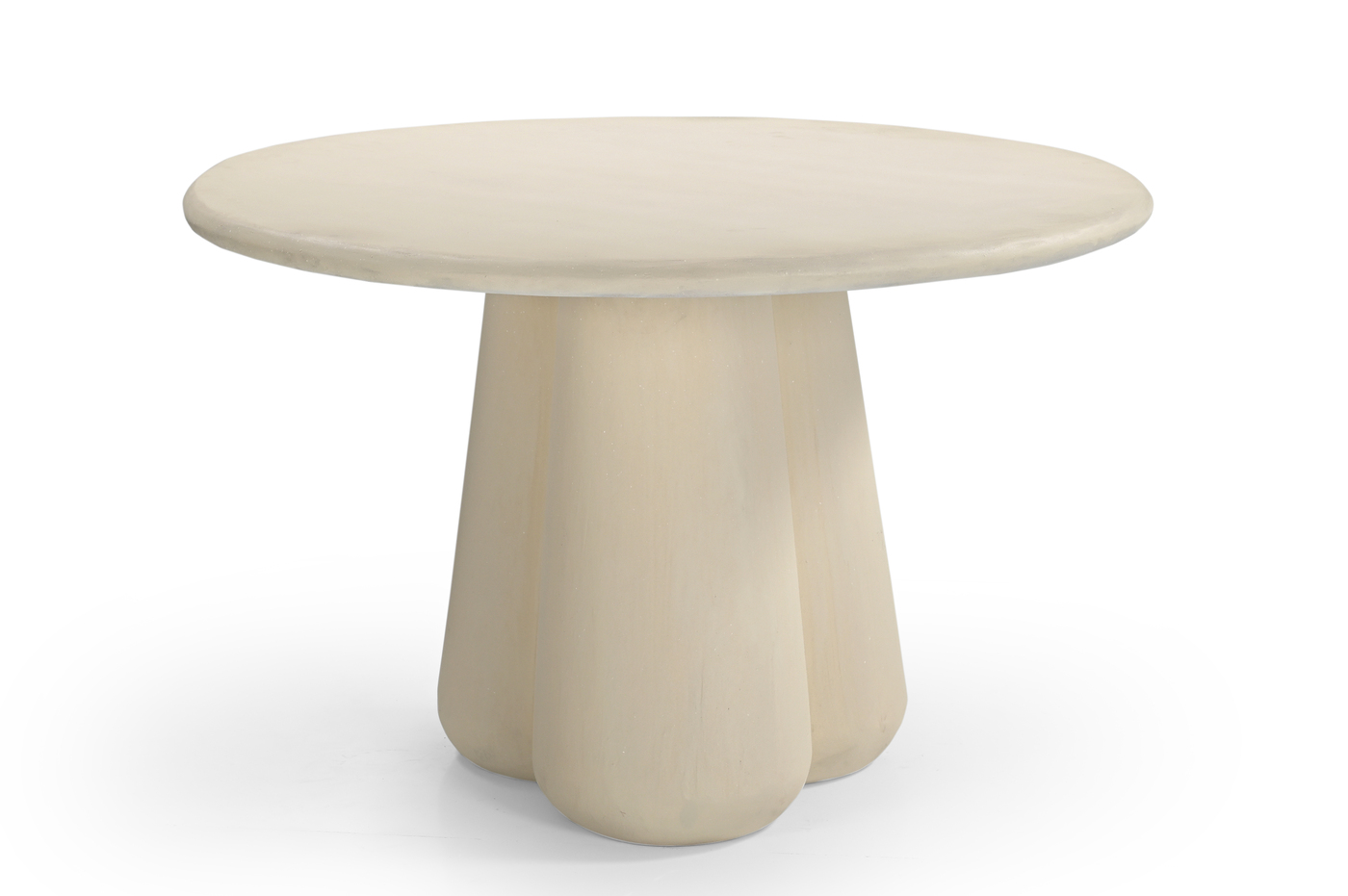 Eettafel Boaz Rond Beige 120cm - Giga Meubel