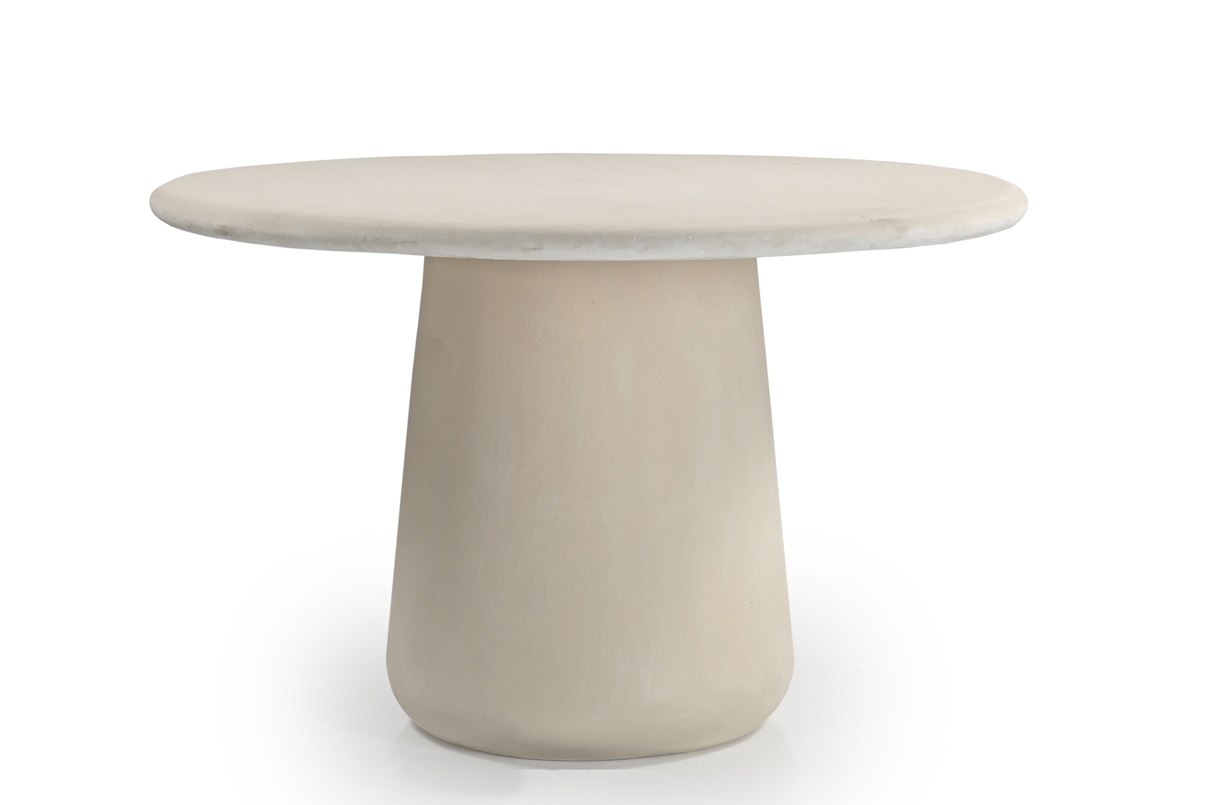 Eettafel Jelena Rond 120cm Beige - Giga Meubel