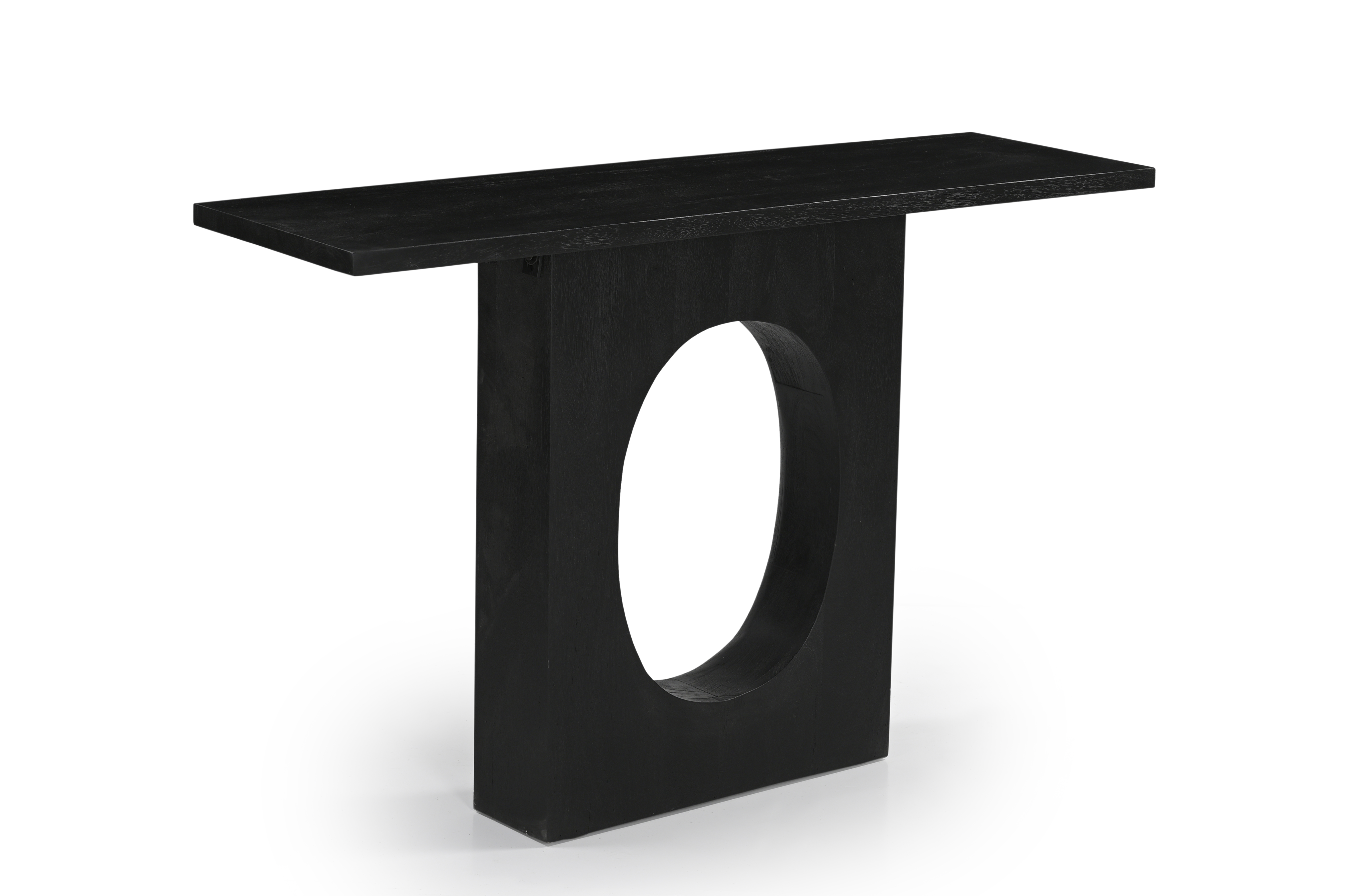 Sidetable Jolijn Betonlook Zwart 120cm - Giga Meubel