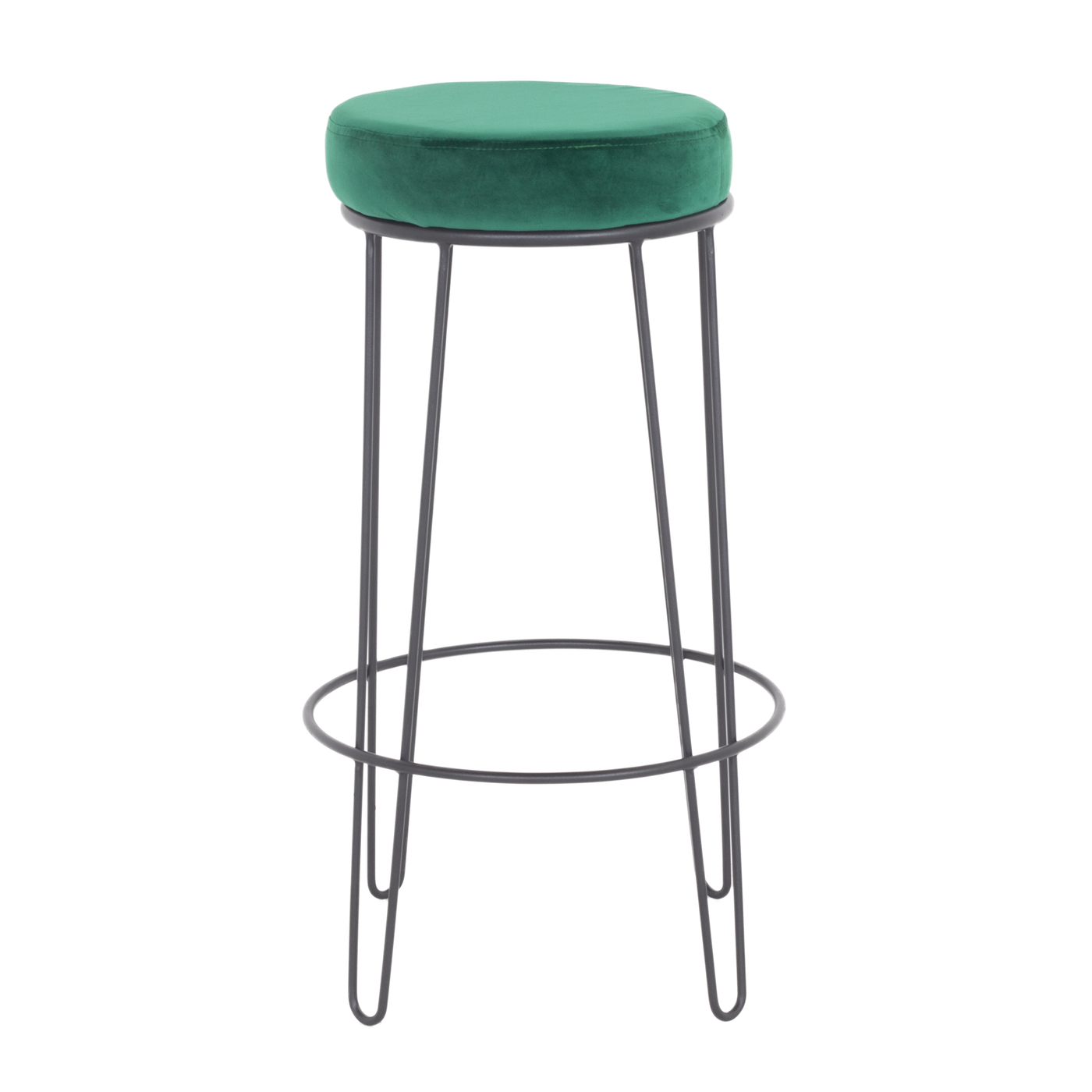 Barkruk Britt Velvet Groen - Giga Meubel