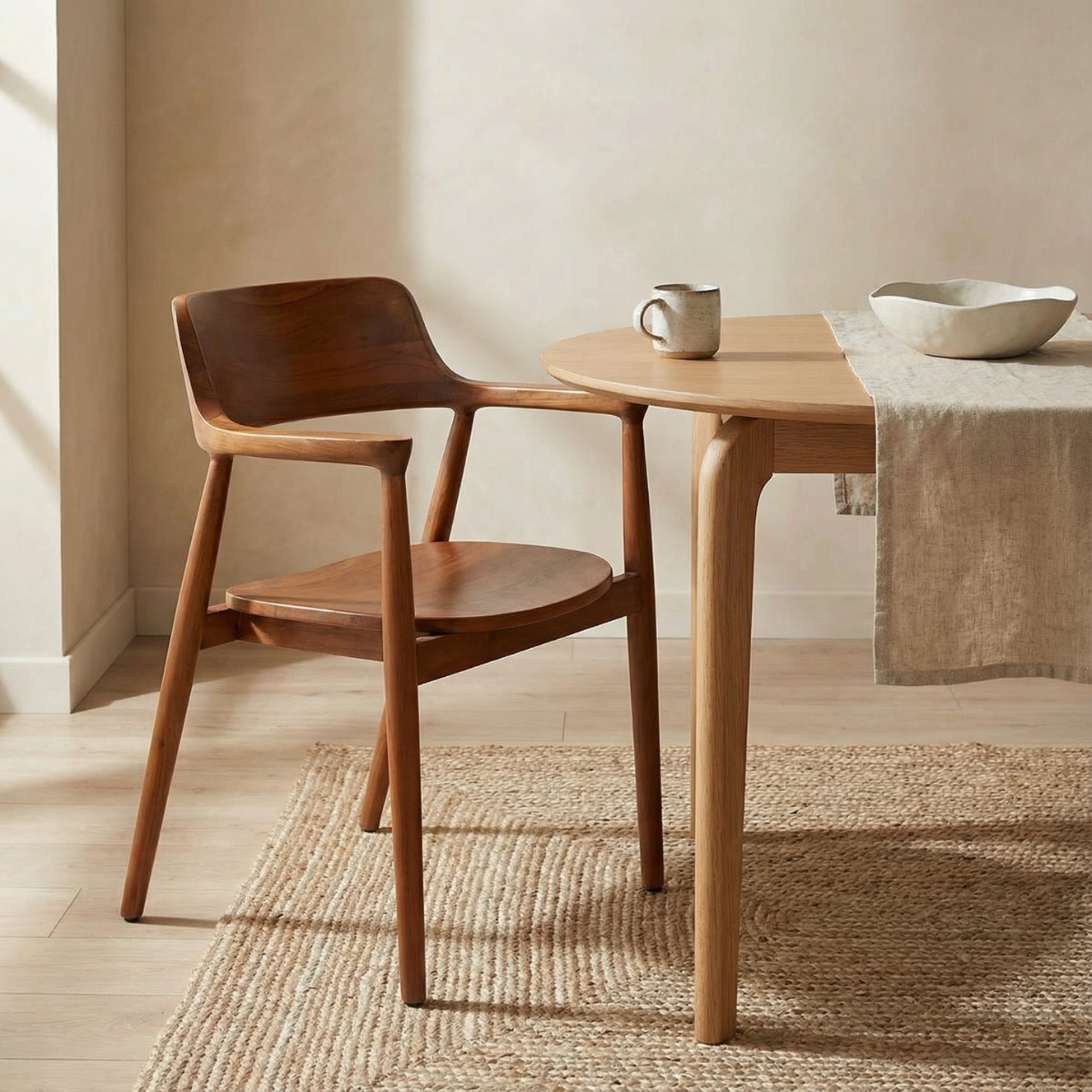 Bruine Rotan eetkamerstoelen kopen? ✔️ Vergelijk & bespaar
