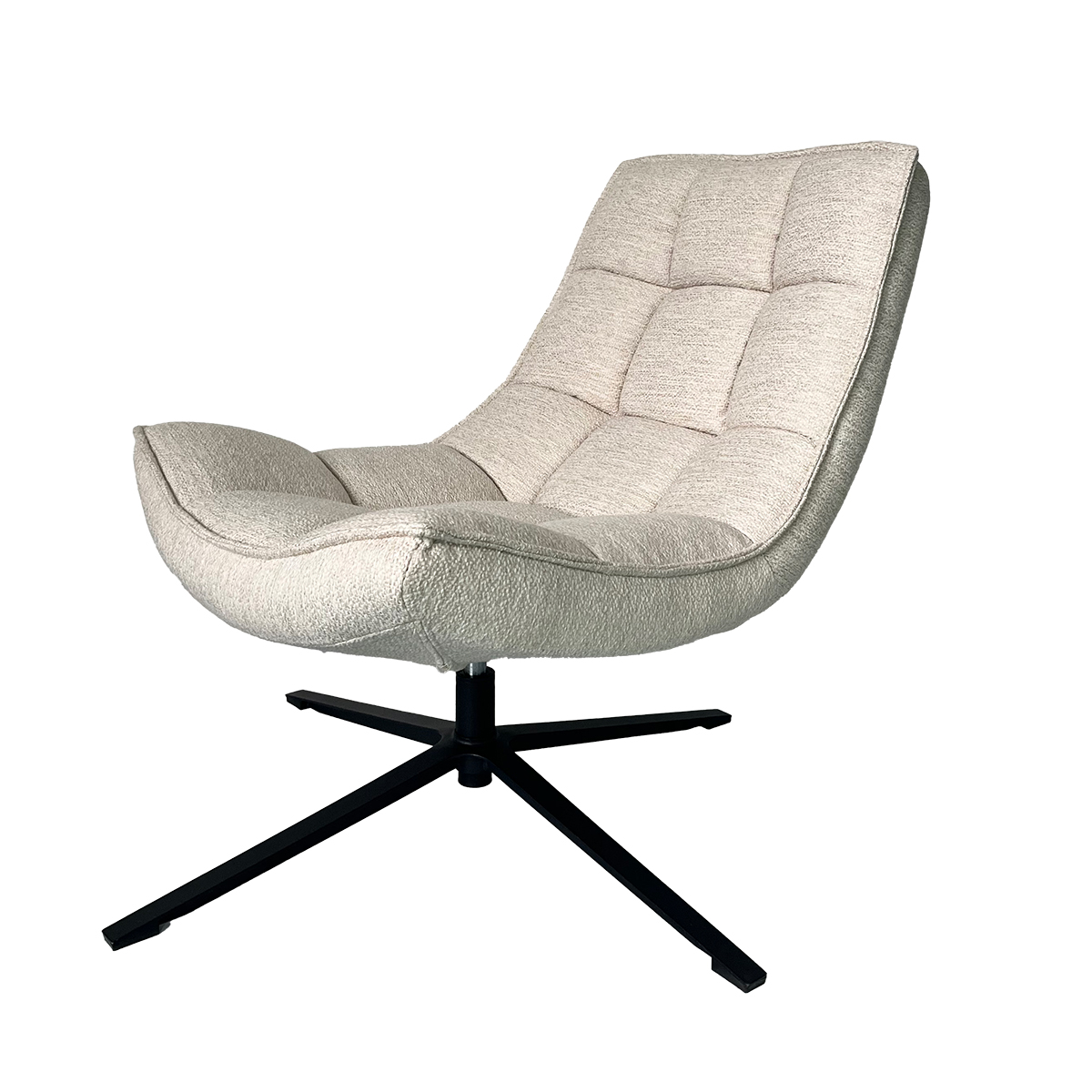 Draaifauteuil Mattis Beige - Giga Meubel