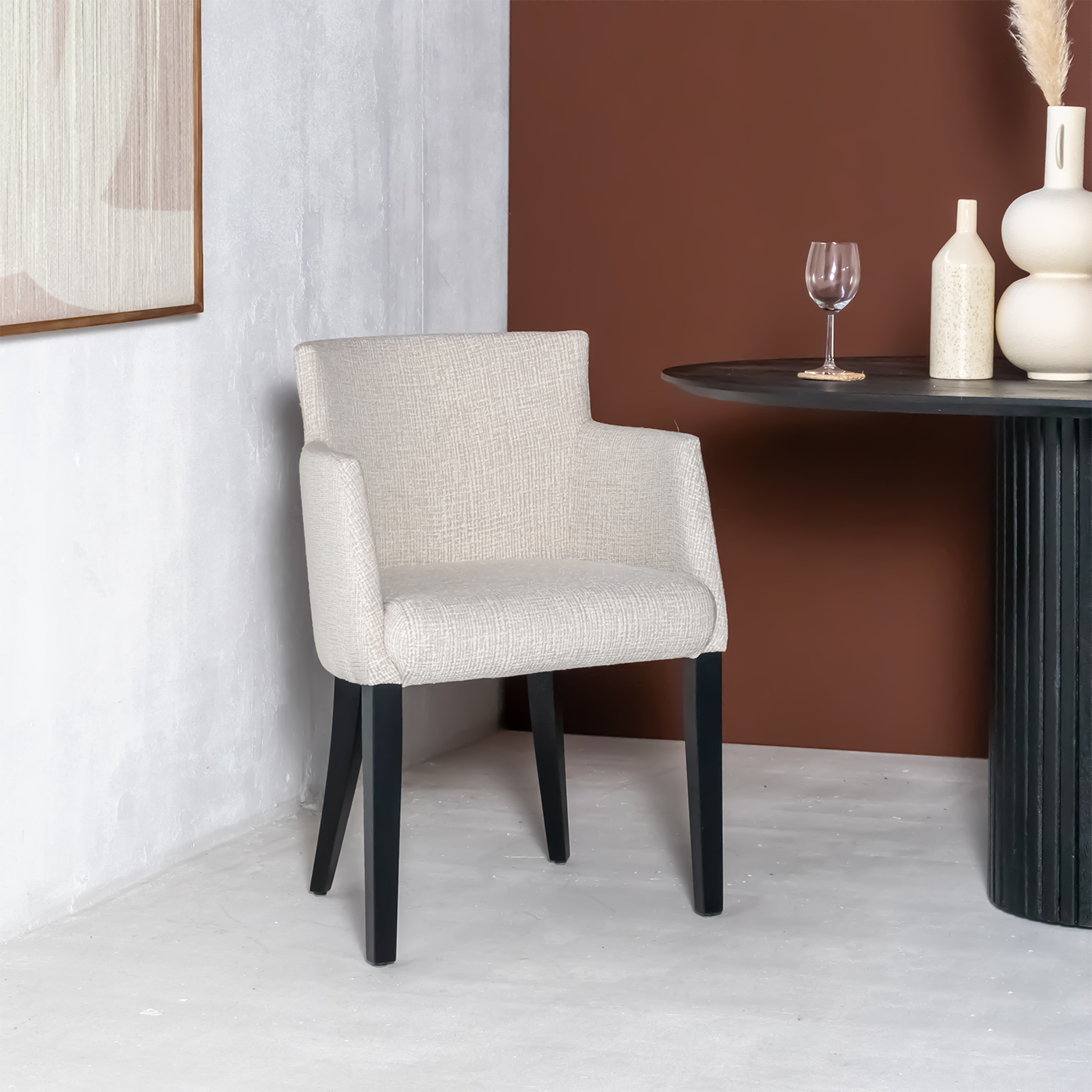 Eetkamerstoel Soho Beige - Giga Meubel Eetkamerstoel Soho Beige - Giga Meubel