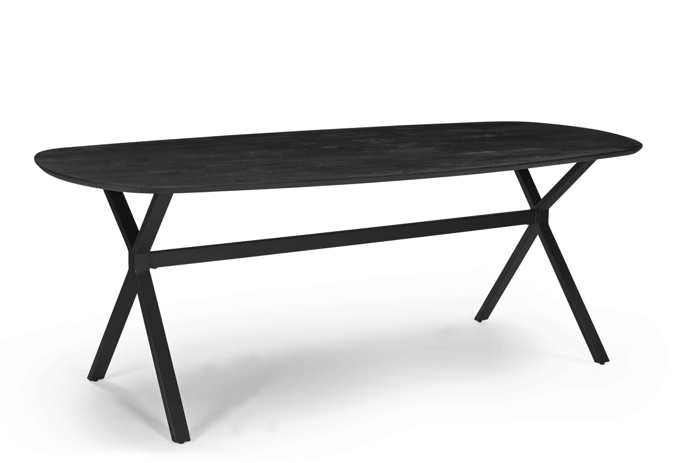 Eettafel Famke Zwart 220cm - Giga Meubel