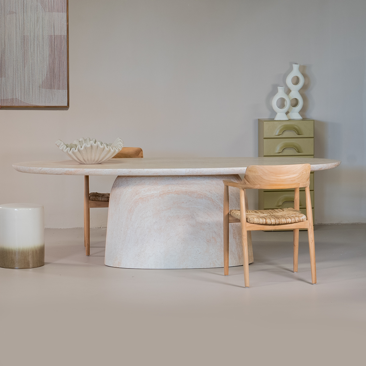 Eettafel Myrna Ovaal 240cm - Giga Meubel