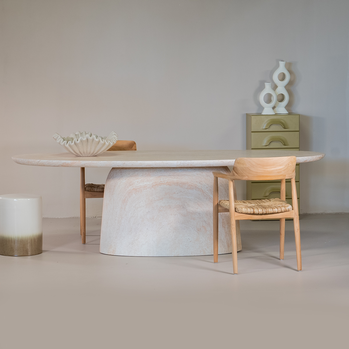 Eettafel Myrna Ovaal 300cm - Giga Meubel